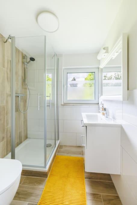 Ferienhaus Goldene Zeit I Terasse I Parkplatz I 3 Sz I 2 Baeder I 2 Min Zum See Joachimsthal Luaran gambar