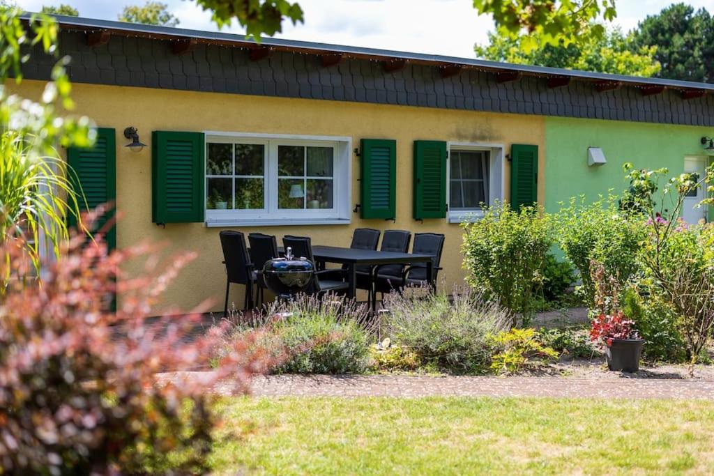Ferienhaus Goldene Zeit I Terasse I Parkplatz I 3 Sz I 2 Baeder I 2 Min Zum See Joachimsthal Luaran gambar